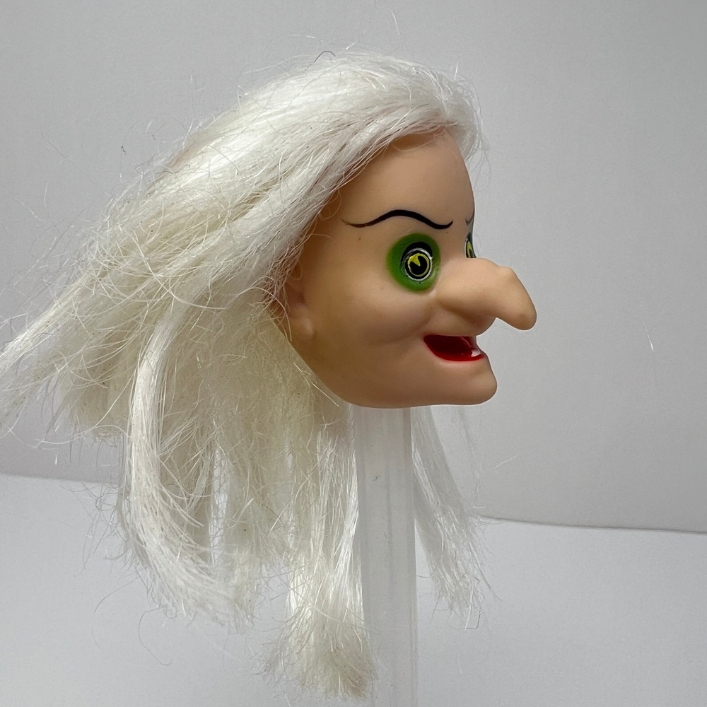 Vintage Bikin Disney Snow White Old Hag Witch Doll Head 1980s Replacement Part - Picture 3 of 13